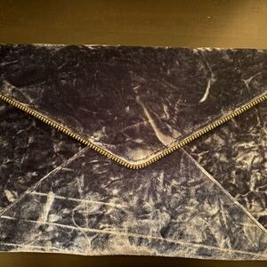 Velvet Envelope Clutch
